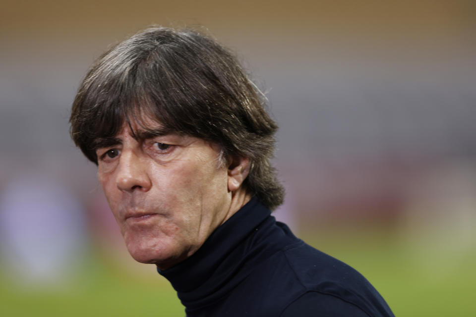 Soccer Football - UEFA Nations League - Group D - Spain v Germany - Estadio La Cartuja, Seville, Spain - November 17, 2020  Germany coach Joachim Low before the match REUTERS/Marcelo Del Pozo