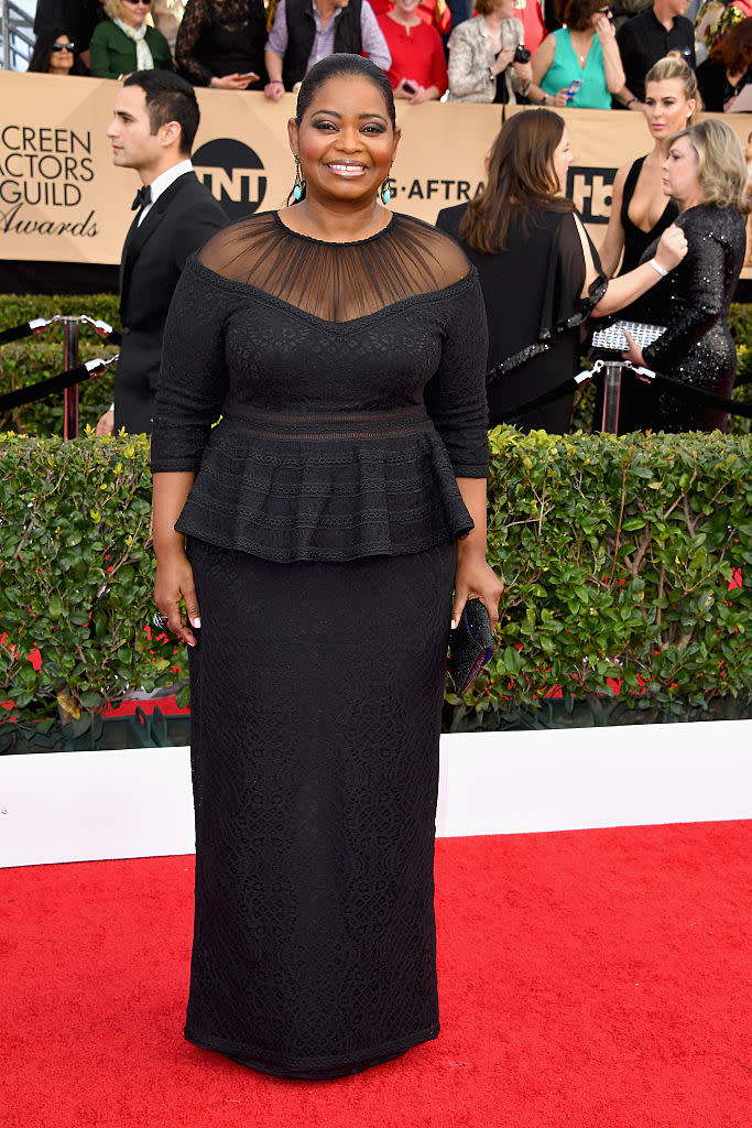 Octavia Spencer in Tadashi Shoji