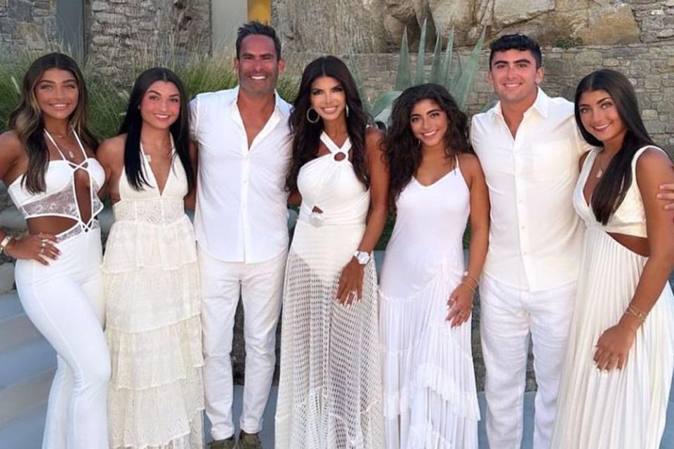 <p>Gia Giudice/Instagram</p> Teresa Giudice and Luis Ruelas with kids on first anniversary