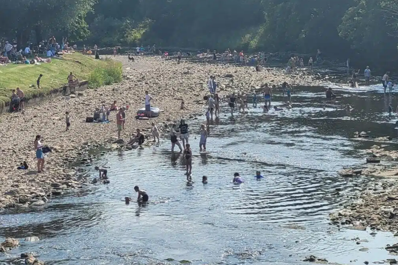 Edisford Bridge is popular with families in the warmer months