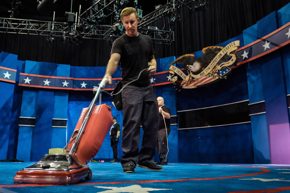 Las Vegas prepares for the final presidential debate