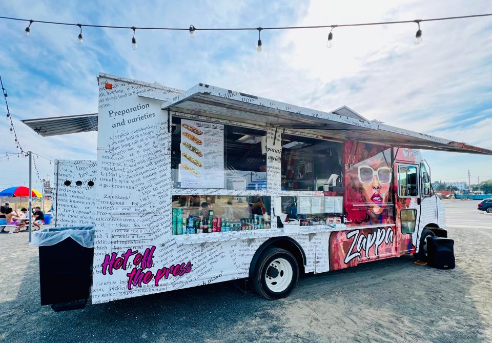 Peter Walkowski and Veronika Gawel's Zappa Food Truck can be found at the North Eats food truck court in Asbury Park.