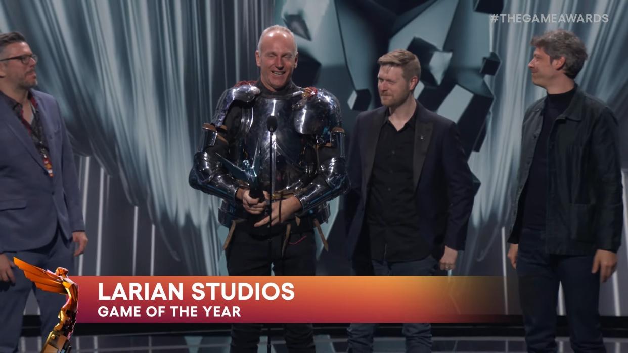  Swen Vincke at The Game Awards. 