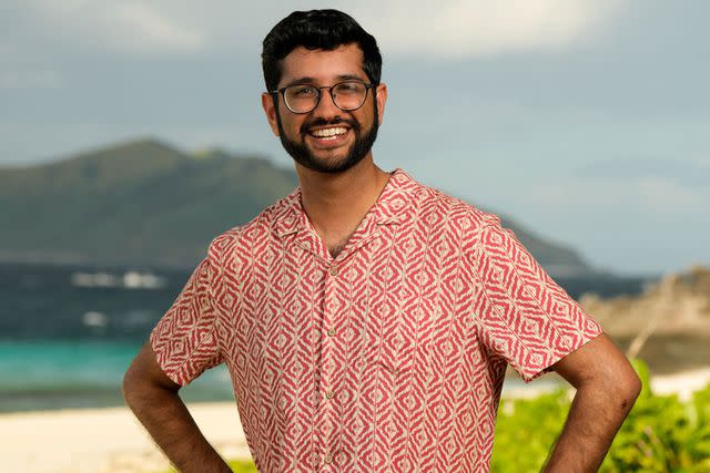 <p>Robert Voets/CBS</p> 'Survivor 47' contestant Kishan Patel