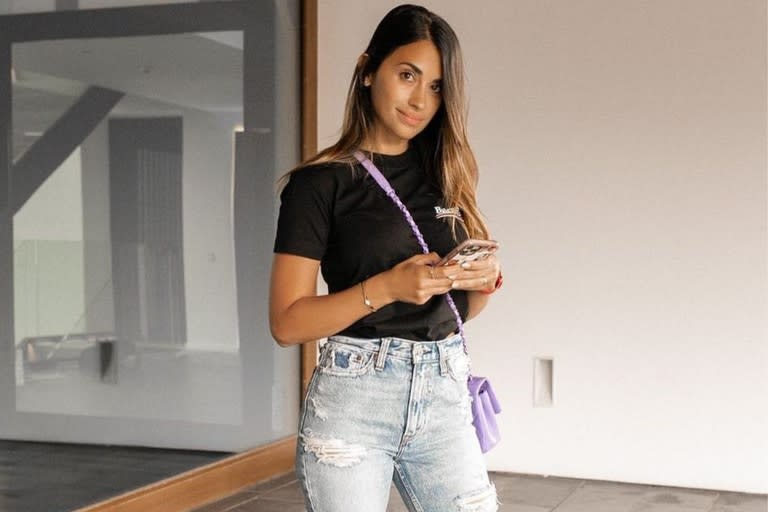 Anto Roccuzzo se robó todas las miradas por el look que utilizó para ir de shopping