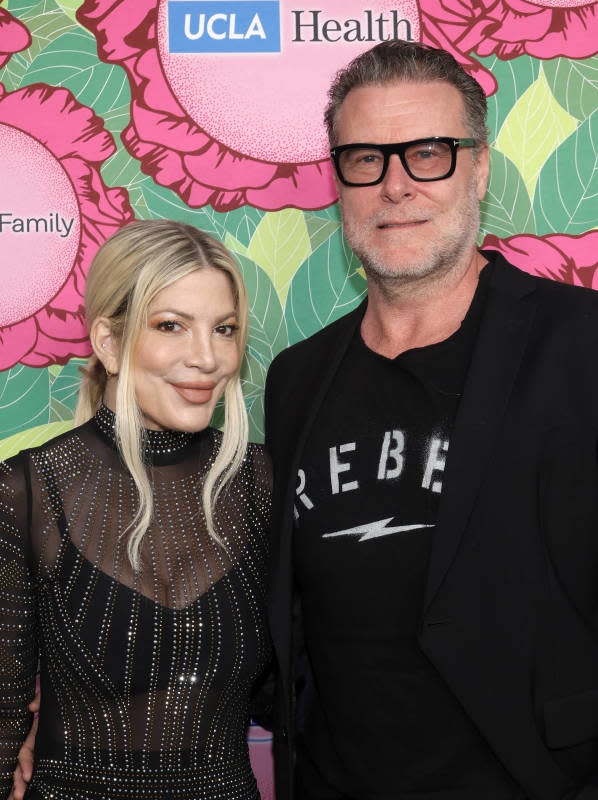 <p>IMAGO / Cover-Images</p><p><strong><a href="https://parade.com/celebrities/tori-spelling-net-worth" rel="nofollow noopener" target="_blank" data-ylk="slk:Tori Spelling;elm:context_link;itc:0;sec:content-canvas" class="link ">Tori Spelling</a></strong> filed for divorce from <strong><a href="https://parade.com/news/dean-mcdermott-bombshell-confession-tori-spelling-split-divorce-november-2023" rel="nofollow noopener" target="_blank" data-ylk="slk:Dean McDermott;elm:context_link;itc:0;sec:content-canvas" class="link ">Dean McDermott</a></strong>, her husband of nearly 18 years, on March 29, just a few weeks shy of what would have been the couple’s 18th wedding <a href="https://parade.com/1219463/marynliles/happy-anniversary-wishes/" rel="nofollow noopener" target="_blank" data-ylk="slk:anniversary;elm:context_link;itc:0;sec:content-canvas" class="link ">anniversary</a>. The <em><a href="https://parade.com/903422/paulettecohn/beverly-hills-90210-where-are-they-now/" rel="nofollow noopener" target="_blank" data-ylk="slk:Beverly Hills, 90210;elm:context_link;itc:0;sec:content-canvas" class="link ">Beverly Hills, 90210</a> </em>alum identified June 17, 2023, as the date of separation due to irreconcilable differences.</p><p>She broke the news to McDermott that she officially filed on the debut episode of her new podcast <em><a href="https://podcasts.apple.com/us/podcast/misspelling/id1738355230" rel="nofollow noopener" target="_blank" data-ylk="slk:misSPELLING;elm:context_link;itc:0;sec:content-canvas" class="link ">misSPELLING</a></em>. “It’s just a one sheet where you check divorce and irreconcilable differences,” she explained. “OK, I love you. OK. Bye.”</p>