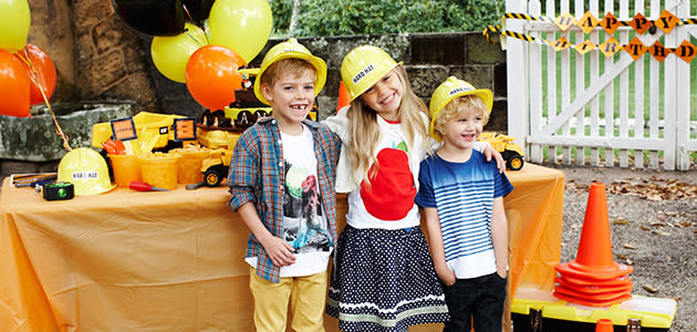 Kids Party special - construction zone!