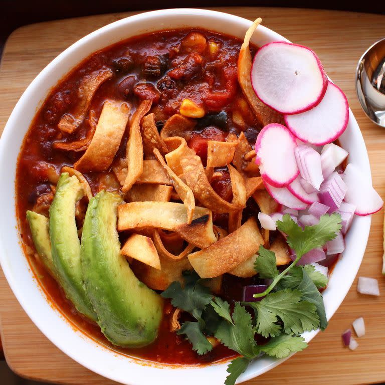 18) Vegan Tortilla Soup