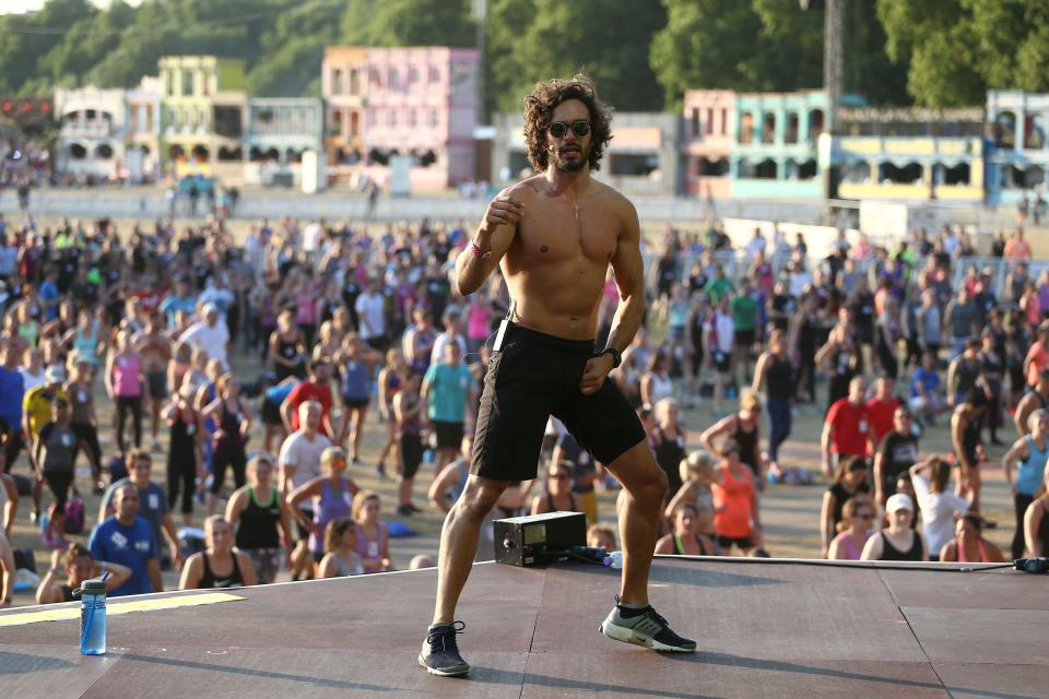 Joe Wicks leads an attempt to break the Guinness World Record for largest HIIT Workout Alamy Stock Photo