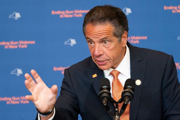 New York Gov. Andrew Cuomo speaks during a news conference in July. On Tuesday afternoon, he denied a state attorney general investigation that found he sexually harassed at least 11 women while governor. (Photo: Jeenah Moon via Reuters)