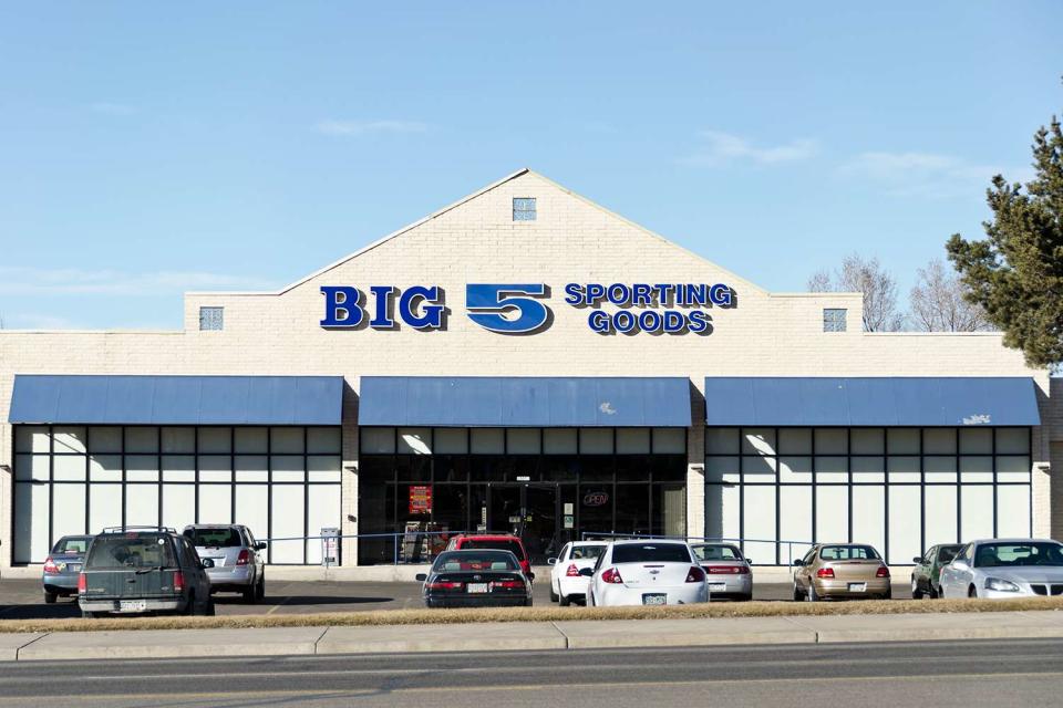 <p>Getty</p> The Big 5 Sporting Goods Store