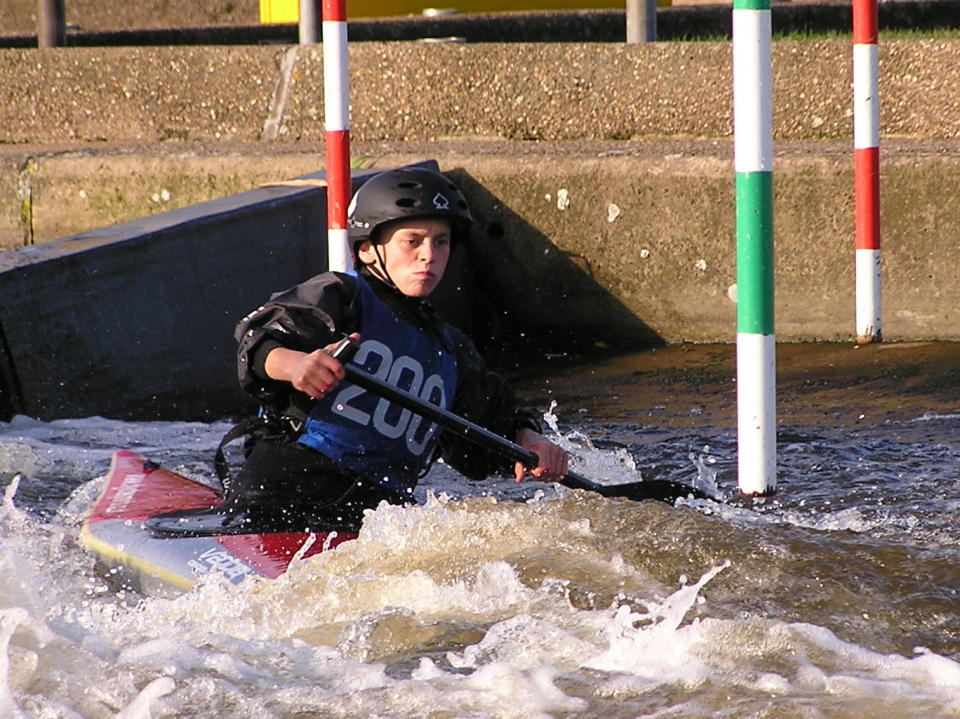 Young Burgess on the water in 2005 (Picture: Andy Neave)