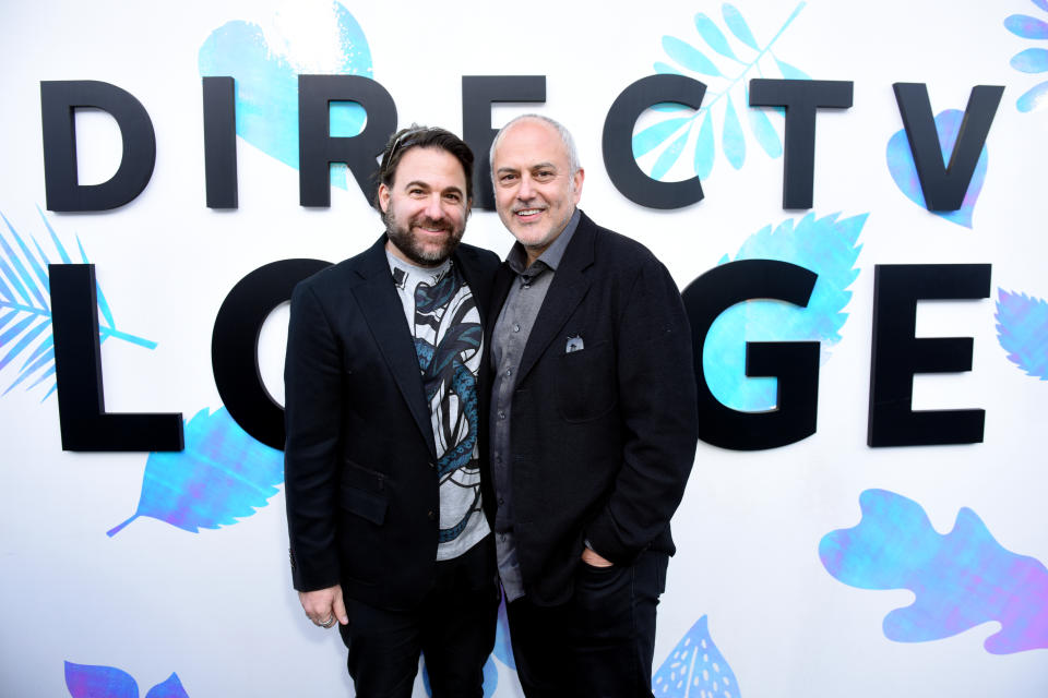 Amasia Entertainment founders Bradley Gallo and Michael Helfant at the “Them That Follow” party at Sundance Film Festival 2019. (Photo by Vivien Killilea/Getty Images for AT&T and DIRECTV)