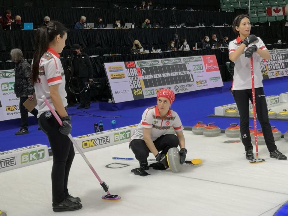 Turkey is making its Women&#39;s World Curling tournament debut in Prince George, B.C. (Jason Peters/CBC - image credit)