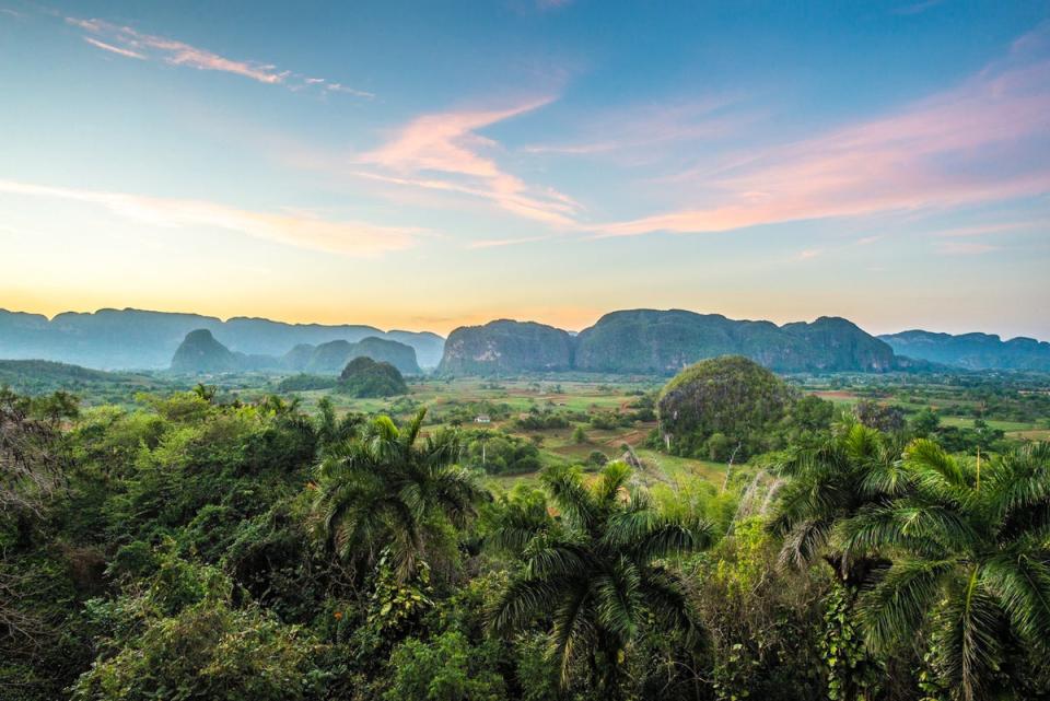 The Valle de Viñales sits at the western end of the island of Cuba (Getty Images/iStockphoto)