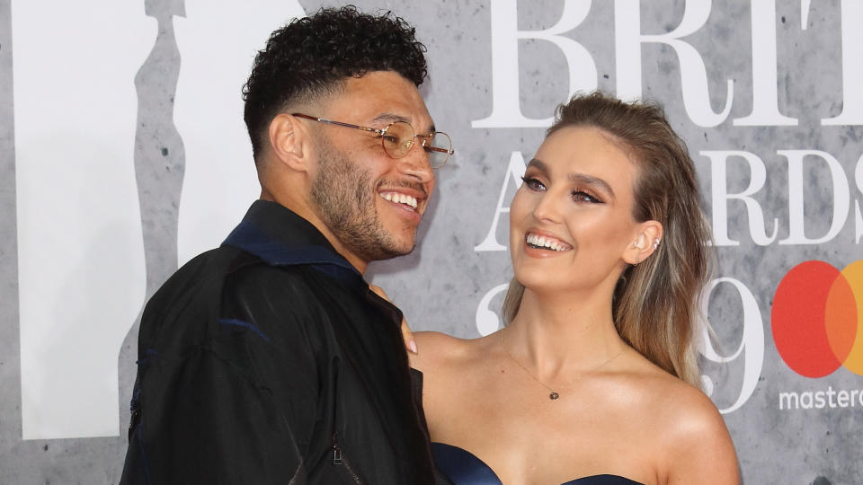 Perrie Edwards and Alex Oxlade-Chamberlain have become parents for the first time. (Keith Mayhew/SOPA Images/LightRocket via Getty Images)