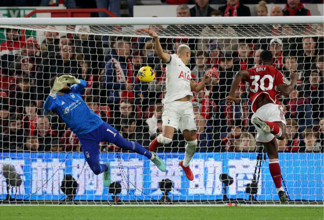 The full-time moment Guglielmo Vicario instigated after Tottenham win at  Nottingham Forest 