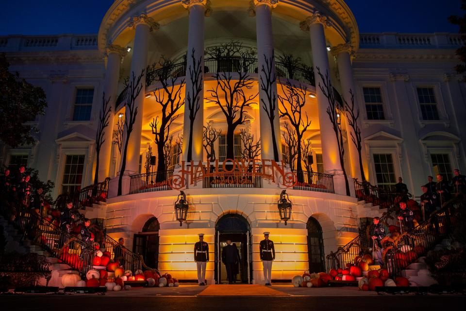 Halloween on the South Lawn of the White House on Oct. 28, 2019.