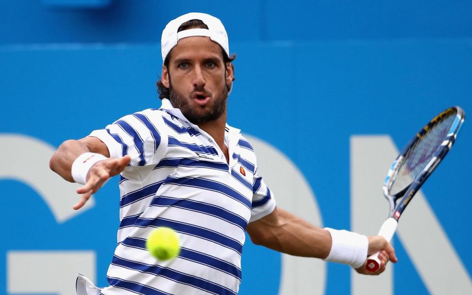 Feliciano Lopez takes on Marin Cilic in the Queen's final today - Getty Images Europe