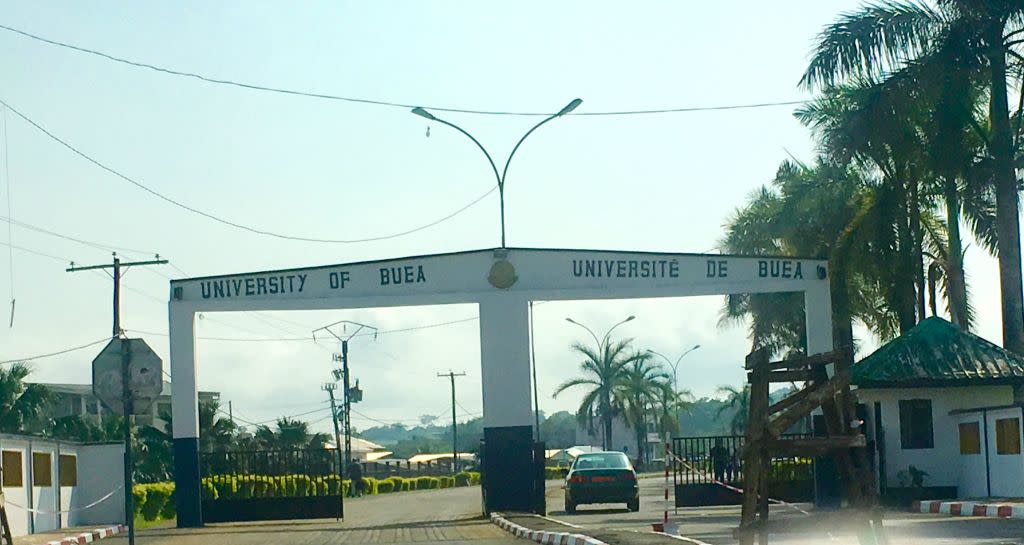 University of Buea in Cameroon's southwest English speaking region.