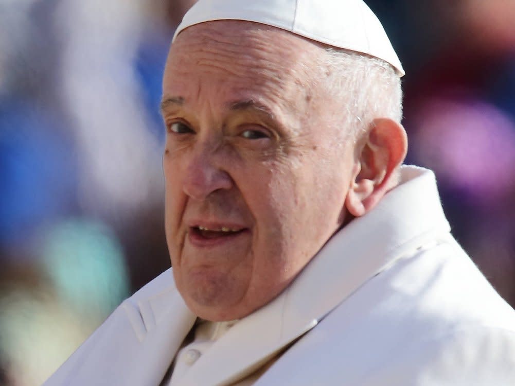 Papst Franziskus während der Generalaudienz am 29. März im Vatikan. (Bild: imago images/ZUMA Wire)