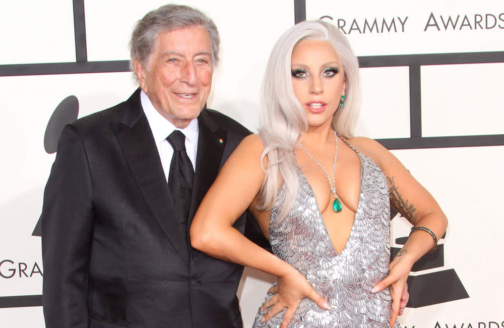 Tony Bennett and Lady Gaga's reaction to Grammy nods credit:Bang Showbiz