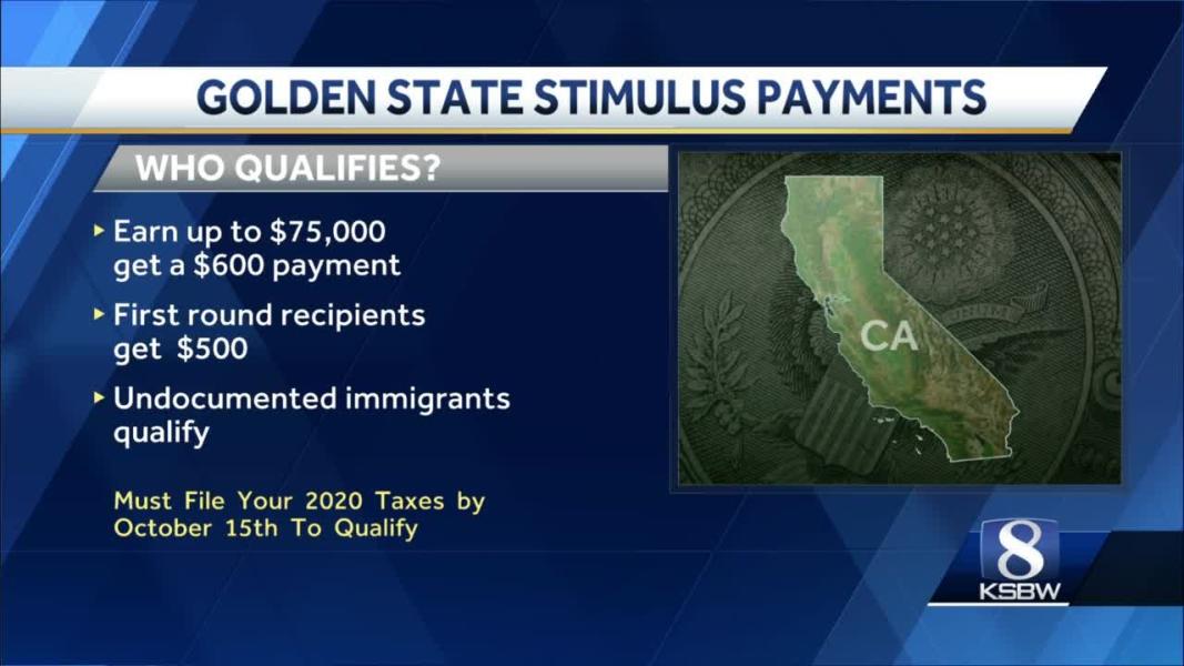 California Golden State Stimulus II Next payments go out Oct. 5