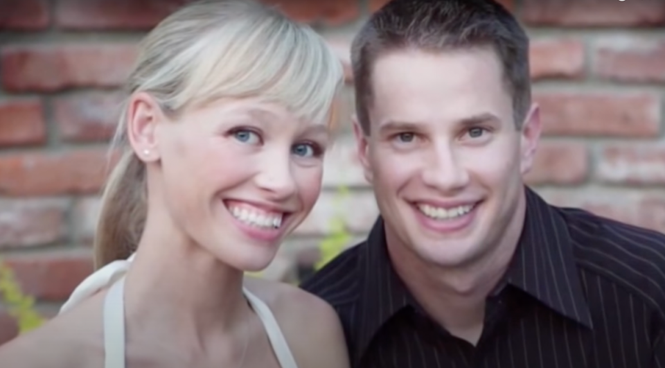 Papini went to prison after faking her kidnapping and her husband filed for dirove. Pictured: the couple poses in an undated photo. (KTVU FOX2)