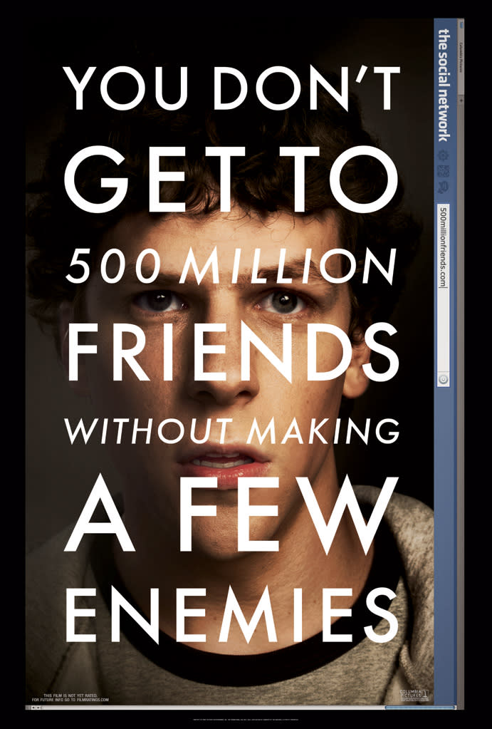 Best and Worst Movie Posters of 2010 The Social Network