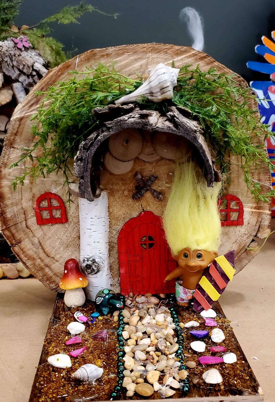 A scavenger hunt at Reiman Gardens features 26 fairy doors and creature homes created by local artists and volunteers.