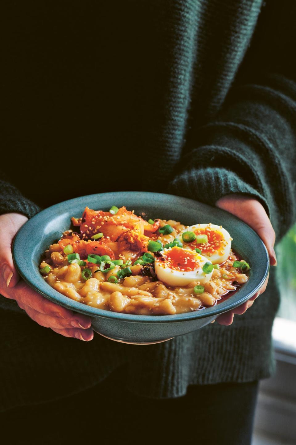 Miso paste plus creamy, soft white beans is a thing of magic (Joe Woodhouse)