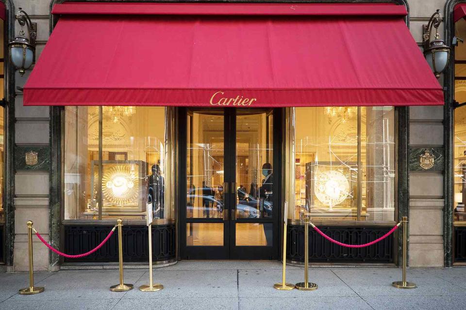 <p>Massimo Giachetti</p> Cartier main store on Fifth Avenue, New York City