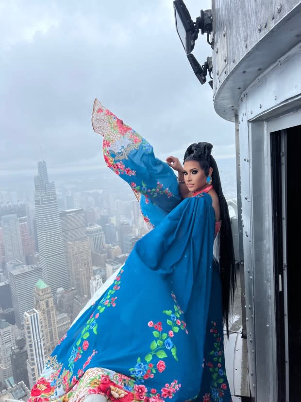 Naysha Lopez posing at the top of the Empire State Building<p>Courtesy of Naysha Lopez</p>