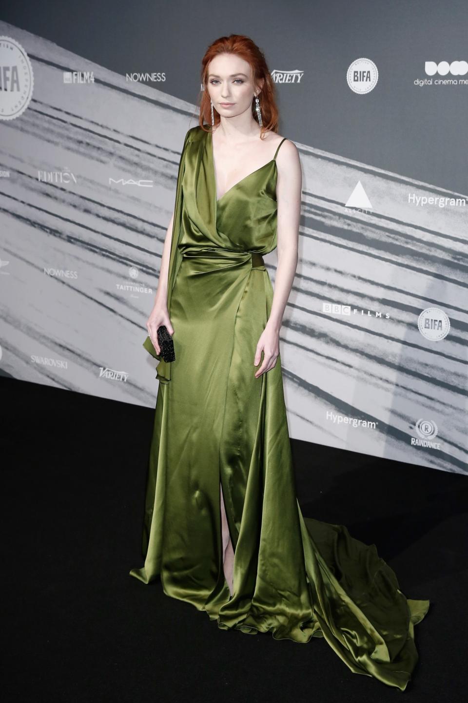 HIT: Eleanor Tomlinson at the British Independent Film Awards