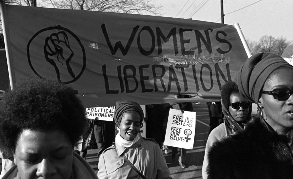 “There’s always going to be an internal conflict based on something,” says longtime activist Jo Freeman. Here, a group of Women’s Liberation protesters in New Haven, Conn., in 1969. (Photo: Getty Images)