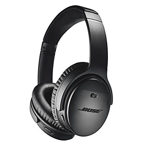 <p><strong>Bose</strong></p><p>amazon.com</p><p><strong>$269.00</strong></p><p><a href="https://www.amazon.com/dp/B0756CYWWD?tag=syn-yahoo-20&ascsubtag=%5Bartid%7C10055.g.34111401%5Bsrc%7Cyahoo-us" rel="nofollow noopener" target="_blank" data-ylk="slk:Shop Now;elm:context_link;itc:0;sec:content-canvas" class="link ">Shop Now</a></p><p>It doesn't matter if you live with kids or a chatty roommate, we could all use some peace and quiet every once in a while. Fortunately, Bose's QuietComfort 35 II headphones are designed to drown out external noises, so you can focus on the task at hand. </p>