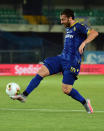 VERONA, ITALY - JULY 01: Samuel Di Carmine of Hellas Verona in action during the Serie A match between Hellas Verona and Parma Calcio at Stadio Marcantonio Bentegodi on July 1, 2020 in Verona, Italy. (Photo by Pier Marco Tacca/Getty Images)