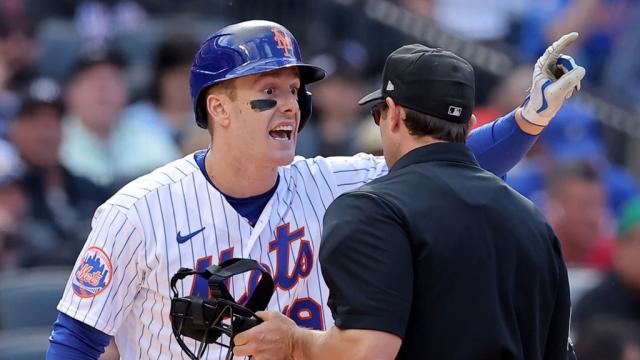 New York Mets' Mark Canha during the second inning of a baseball