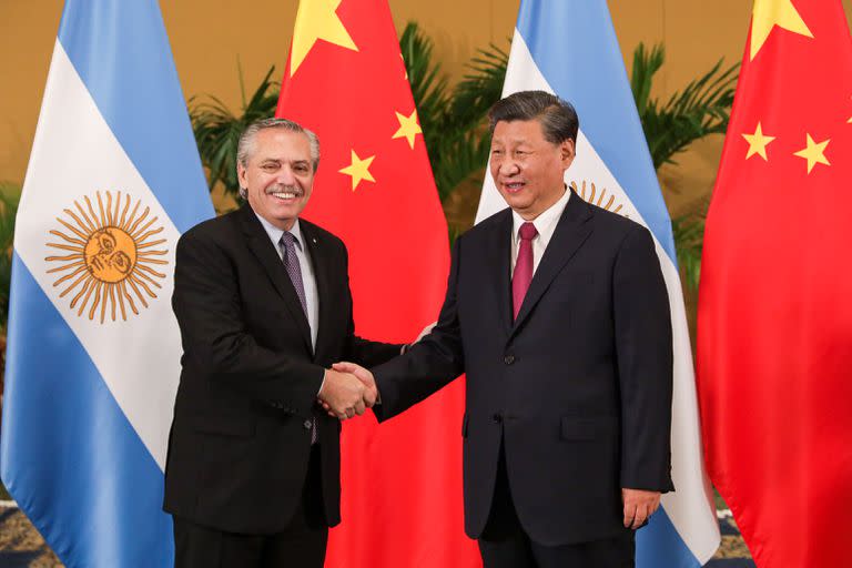 Fernández y Xi Jinping, este martes en el G-20 de Bali