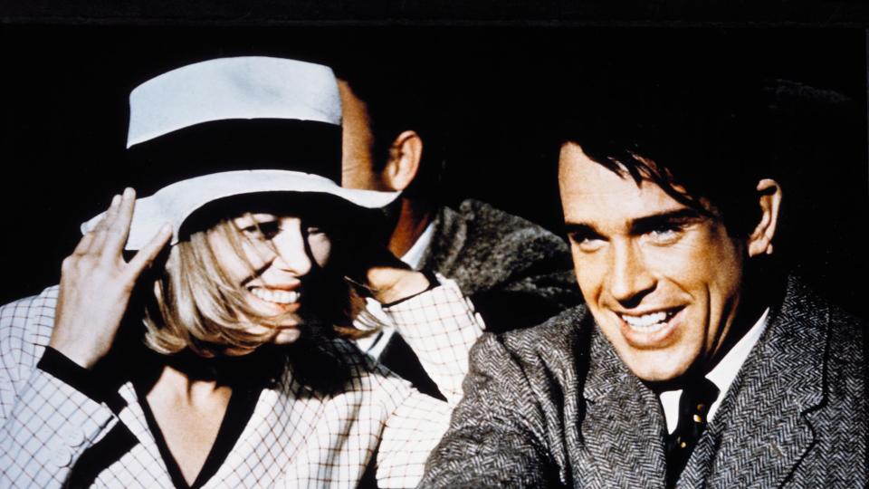 Faye Dunaway and Warren Beatty in Bonnie and Clyde