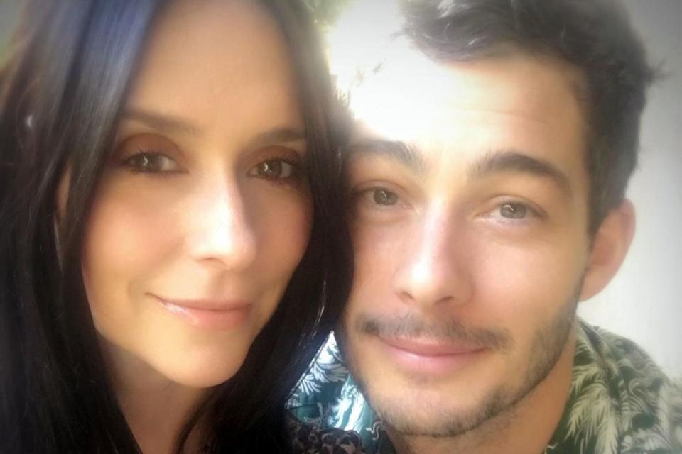 <p>Jennifer Love Hewitt/Instagram</p> Jennifer Love Hewitt and Brian Hallisay