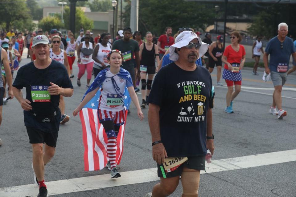 Here are some more photos from the 2022 Peachtree Road Race.