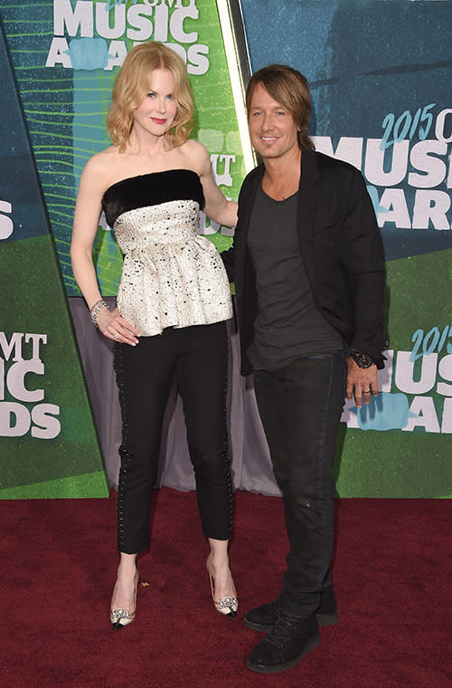 Keith Urban and Nicole Kidman at the 2015 CMT