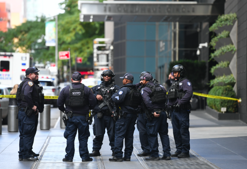 <em>A pipe bomb was sent to CNN’s headquarters in New York (Getty)</em>