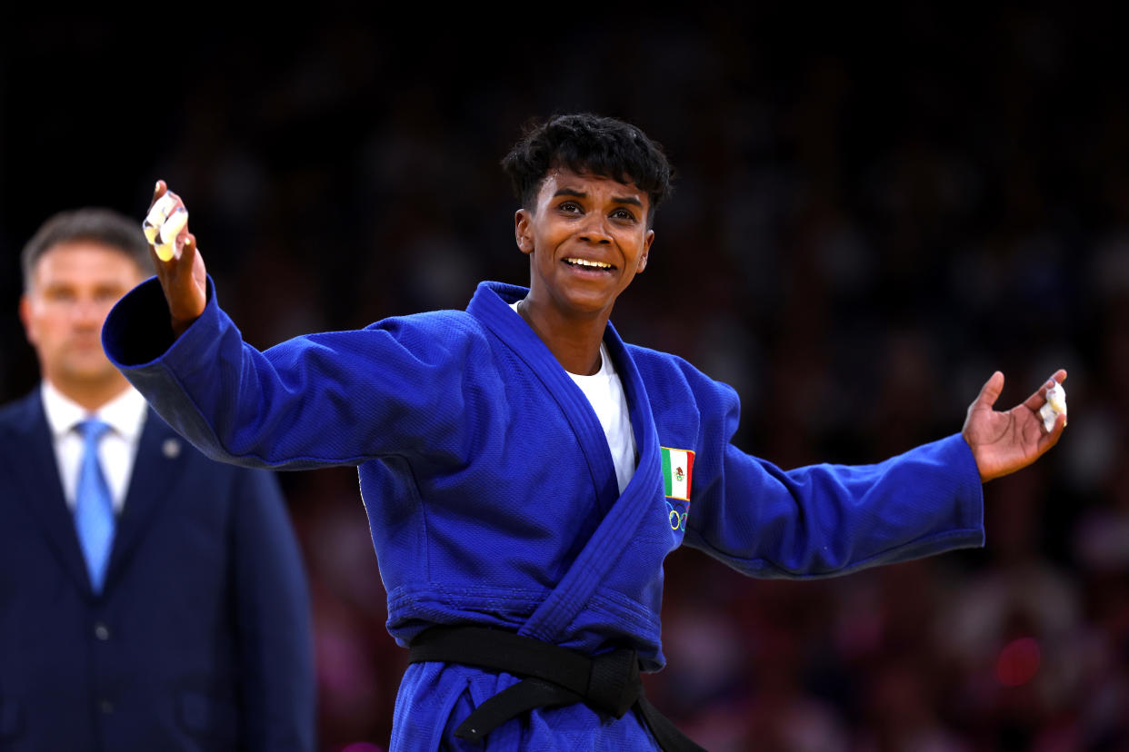 Prisca Awiti Alcaraz le ha garantizado a México su primera medalla olímpica de la historia en el judo. (Photo by Steph Chambers/Getty Images)