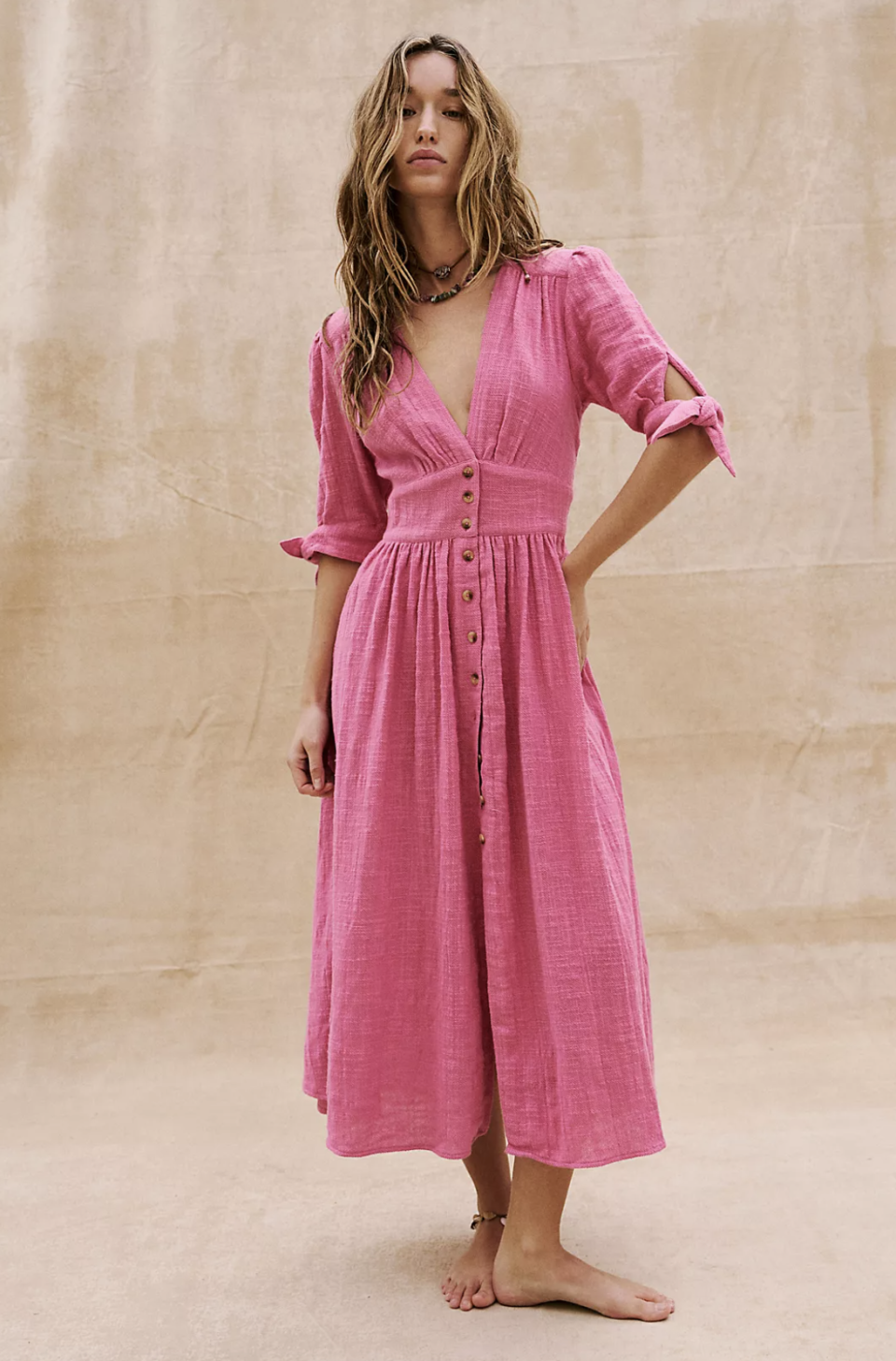 Love Of My Life midi dress (Photo via Free People)