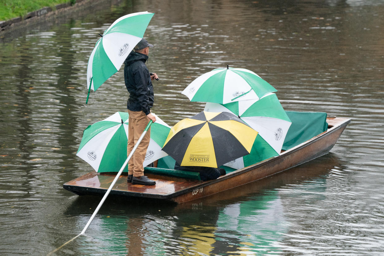 Wet weather started over the weekend, with parts of the country experiencing heavy rain. (PA)