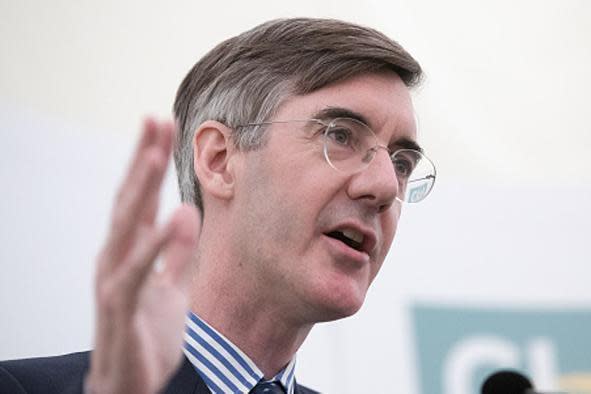 Jacob Rees-Mogg said the ECJ issue was 'an absolutely red line' (Photo by Matt Cardy/Getty Images) (Getty Images)