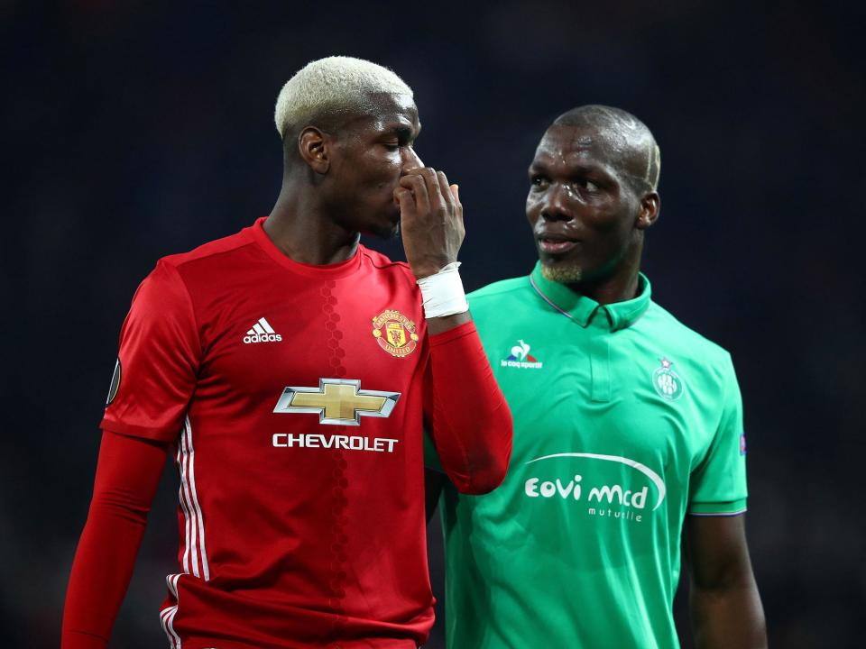 Paul Pogba said playing against his brother, Florentin, was 'magical' (Getty)