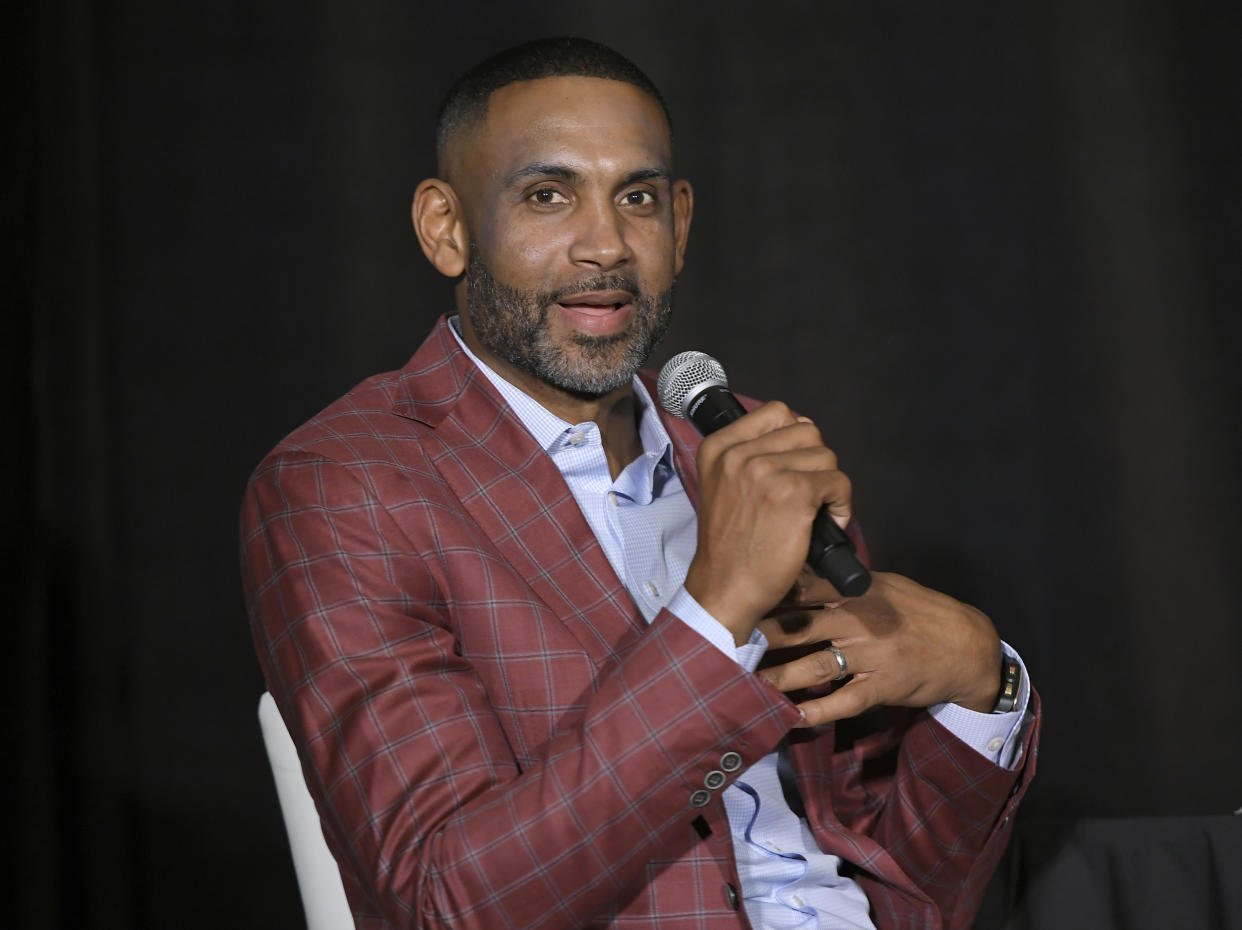 NBA Hall-of-Famer Grant Hill was one of many who took offense to Donald Trump's tweets about Baltimore this weekend. 